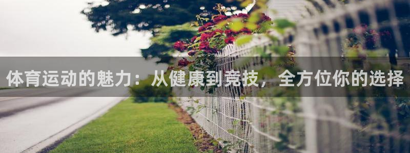中欧体育在线：体育运动的魅力：从健康到竞技，全方位你的选择