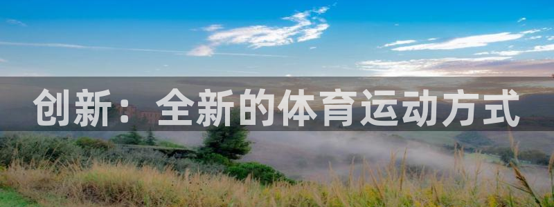 中欧体育登录：创新：全新的体育运动方式